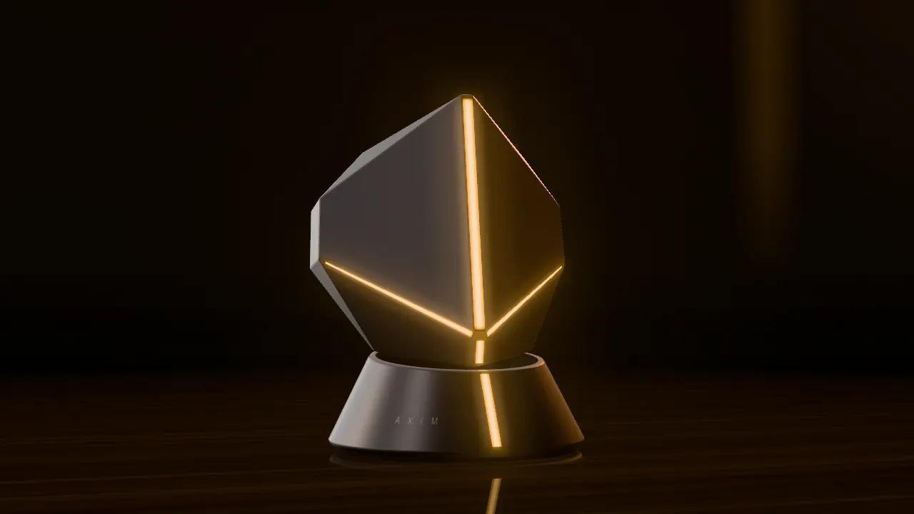 AXIM ve schůzce: 3D model se světlem, které ukazuje, co právě dělá.